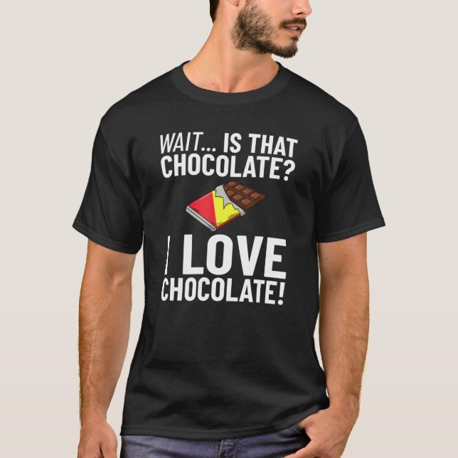 Camiseta Choco - Bar de chocolate Choco Dark Keto (Frente)