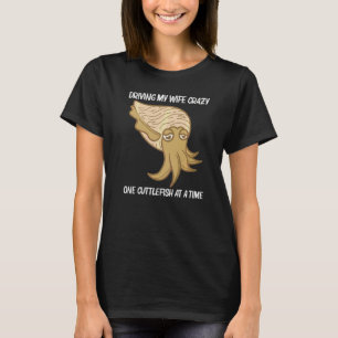 Camiseta Choco Para Homens Pai Meninos Criatura Marinha Ani