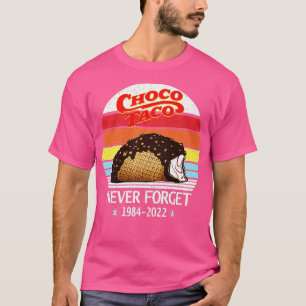 Camiseta Choco Taco Nunca Esquece Estilo Retroativo Premium