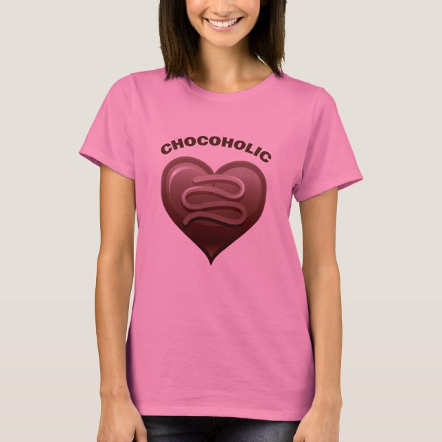 CAMISETA CHOCOHOLIC (Frente)