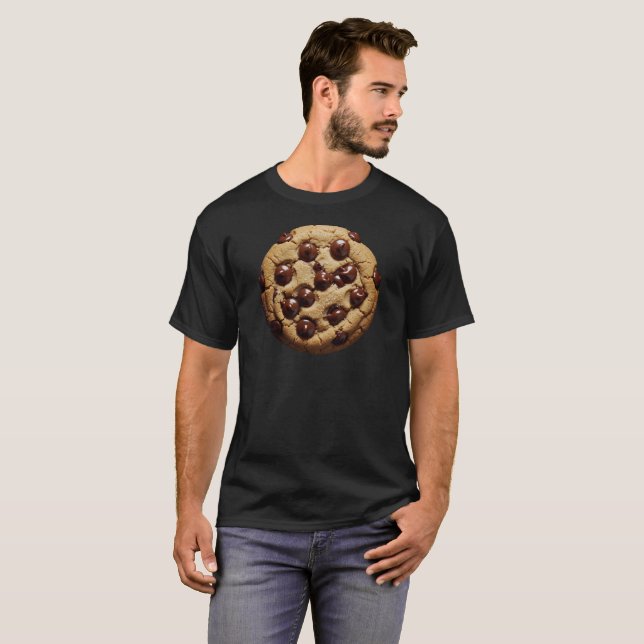 Camiseta Chocolate Chip Cookie Funny Bakery Pastry (Frente Completa)