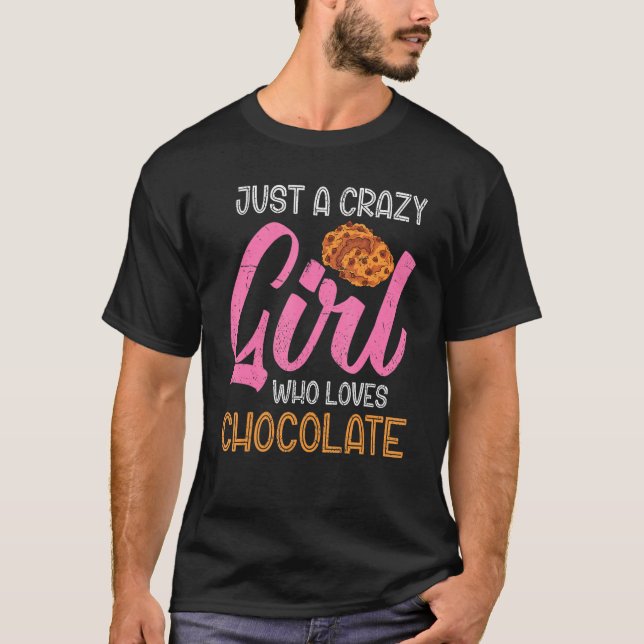 Camiseta Chocolate Chip Cookies Mulheres Chocolate (Frente)