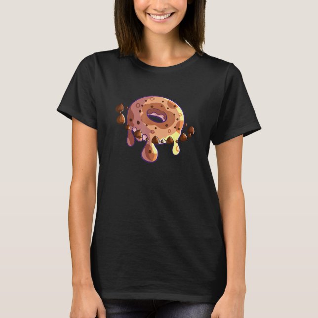 Camiseta Chocolate Chip Rosquinha Planet Com Chip Mo De Cho (Frente)