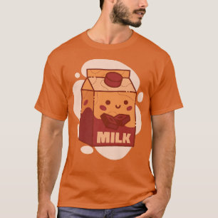 Camiseta Chocolate Cinto Leite Kawaii Otaku Anime Japão Cho