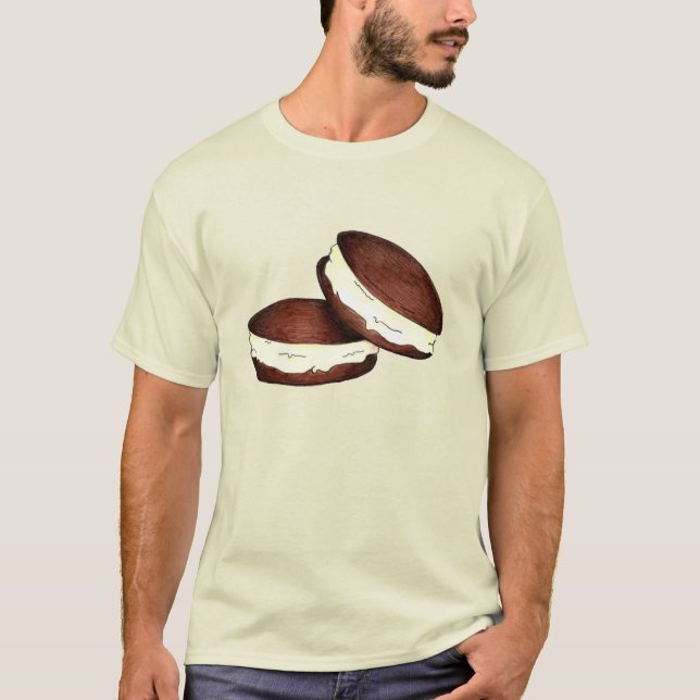 Camiseta Chocolate Cream Whoopie Pie Pensilvânia Holandês (Frente)