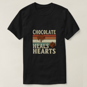 Camiseta Chocolate Cura Corações