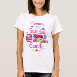 Camiseta Chocolate de aniversário Doces Mamãe T