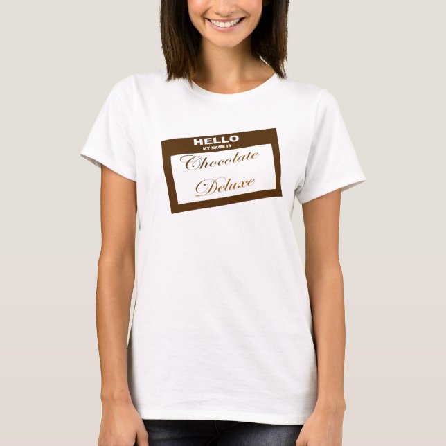 Camiseta Chocolate de luxe (Frente)