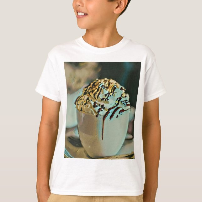 Camiseta chocolate de sorvete (Frente)