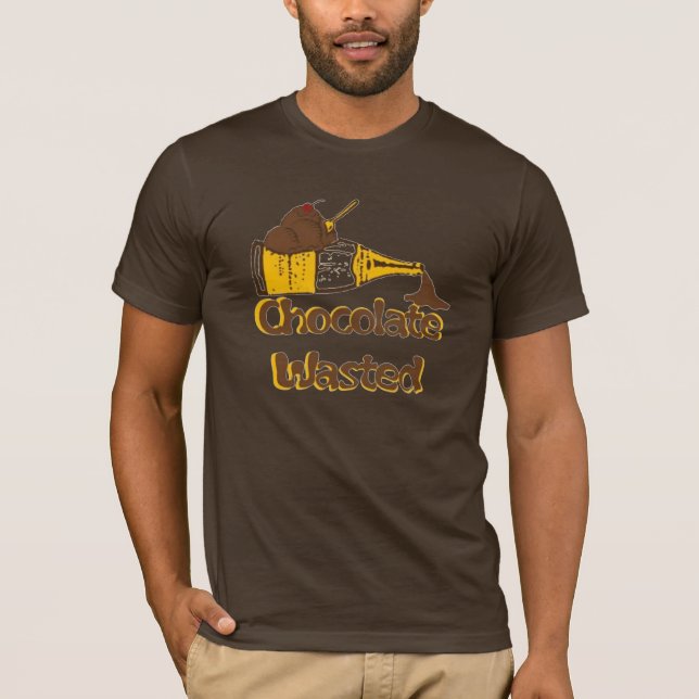 Camiseta Chocolate desperdiçado (Frente)