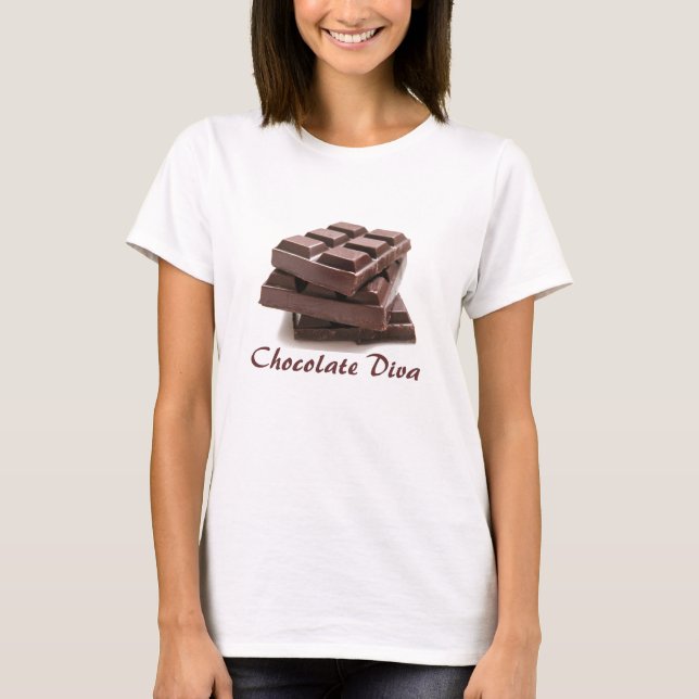 Camiseta Chocolate Diva (Frente)