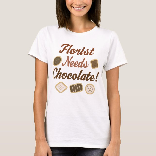 Camiseta Chocolate do florista (Frente)