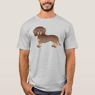 Camiseta Chocolate E Cão-De-Cana-De-Chá-Casaco