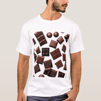 Camiseta Chocolate é Dia de os namorados Tee"