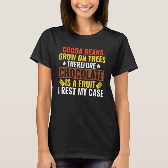 Camiseta Chocolate é Fruta (Frente)