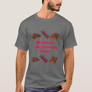 Camiseta Chocolate É Meu Tratamento Favorito