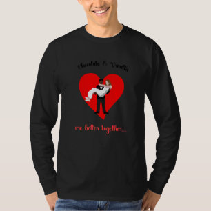 Camiseta Chocolate e Vanilla são melhores juntos