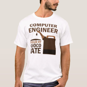 Camiseta Chocolate (engraçado) do engenheiro de computador