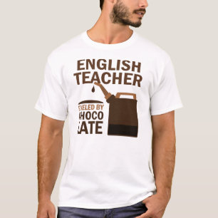 Camiseta Chocolate (engraçado) do professor de inglês