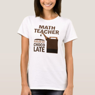 Camiseta Chocolate (engraçado) do professor de matemática