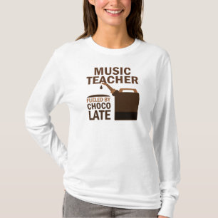 Camiseta Chocolate (engraçado) do professor de música