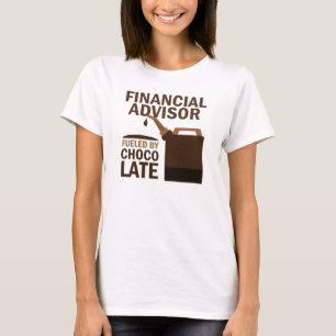 Camiseta Chocolate (engraçado) financeiro do conselheiro