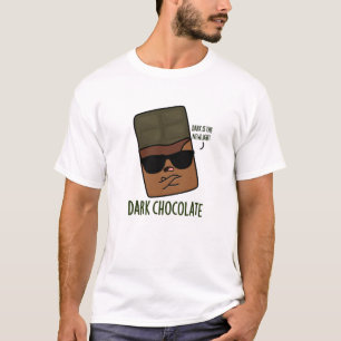 Camiseta Chocolate Escuro Doces Engraçados