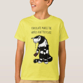 Camiseta Chocolate faz do mundo um lugar melhor
