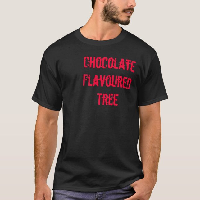 Camiseta Chocolate Flavoured Tree (Frente)