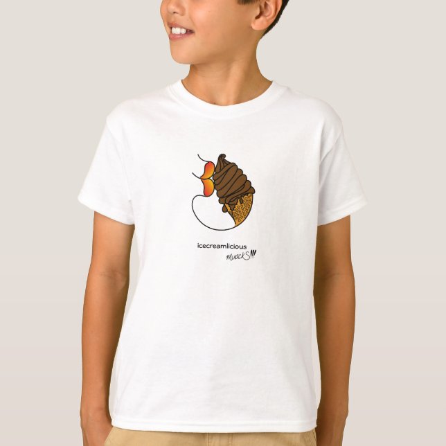 Camiseta Chocolate gelado (Frente)