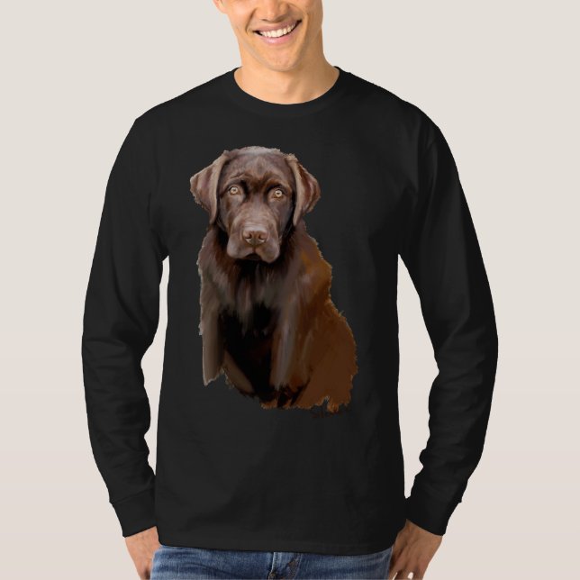 Camiseta Chocolate Labrador (Frente)