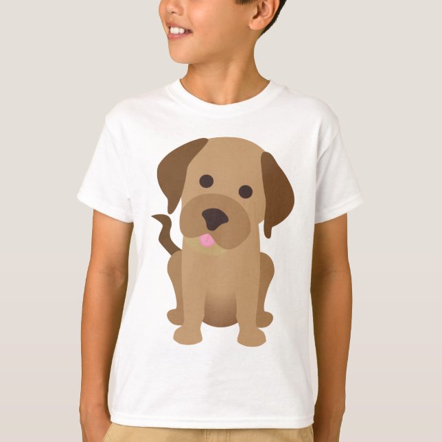 Camiseta Chocolate labrador retriever (Frente)