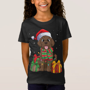 Camiseta Chocolate Labrador Retriever Natal Xmas Lab Do