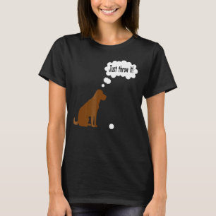 Camiseta Chocolate Labrador Retriever T Lab Cão