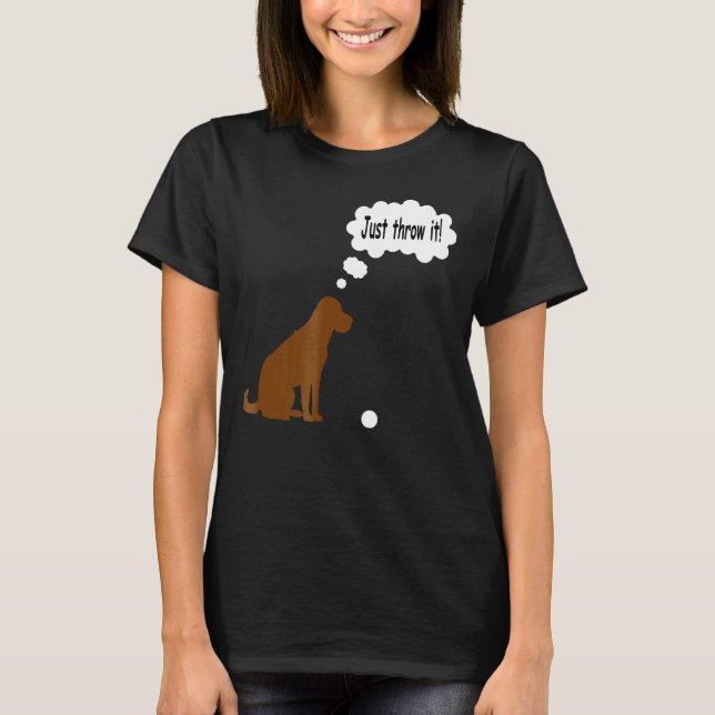 Camiseta Chocolate Labrador Retriever T Lab Cão (Frente)