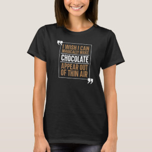 Camiseta Chocolate   Magia Doces Chocômanos Barra Chocolate