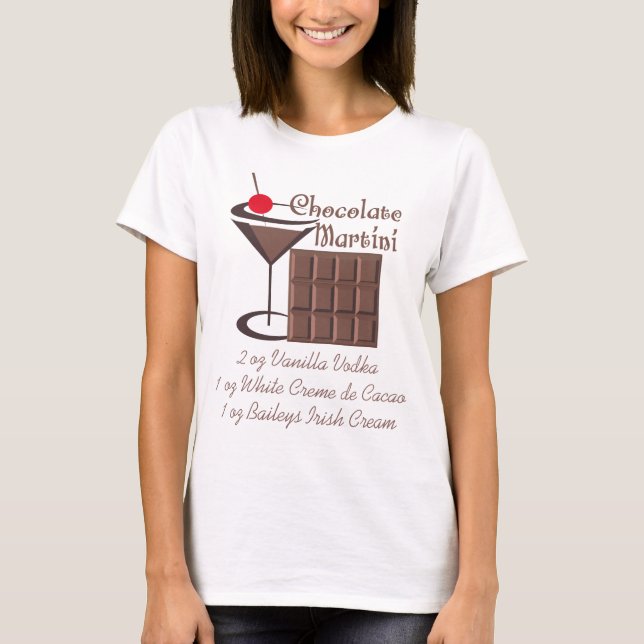 Camiseta Chocolate Martini (Frente)