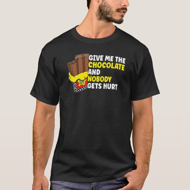 Camiseta Chocolate Me Dê O Chocolate (Frente)