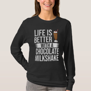 Camiseta Chocolate Milkshake Milk Choco Shake Bebida