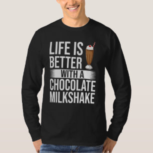 Camiseta Chocolate Milkshake Milk Choco Shake Bebida