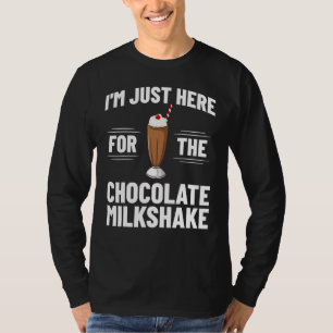 Camiseta Chocolate Milkshake Milk Choco Shake Bebida