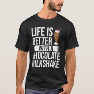 Camiseta Chocolate Milkshake Milk Choco Shake Bebida
