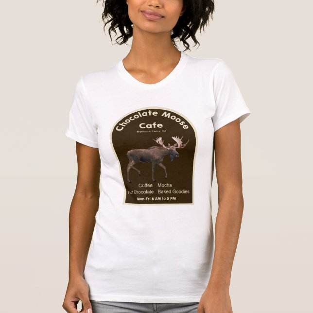 Camiseta Chocolate Moose Café (Frente)