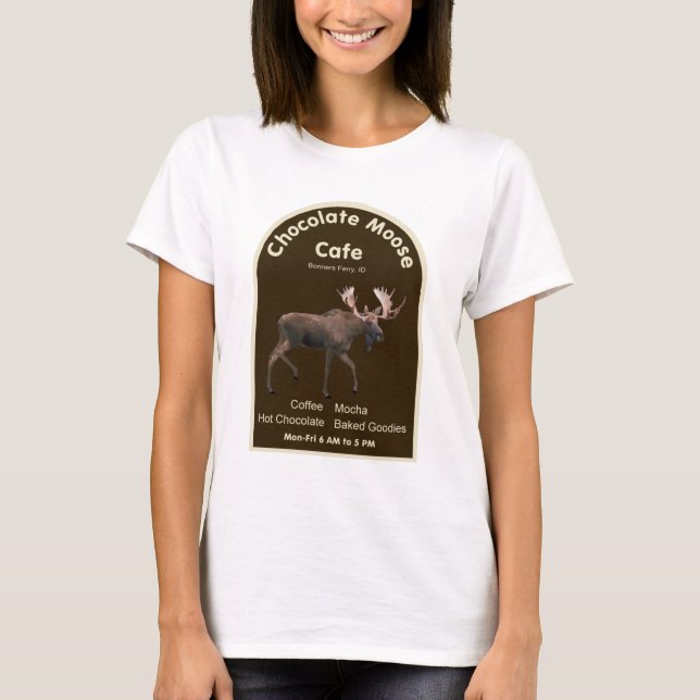 Camiseta Chocolate Moose Café (Frente)