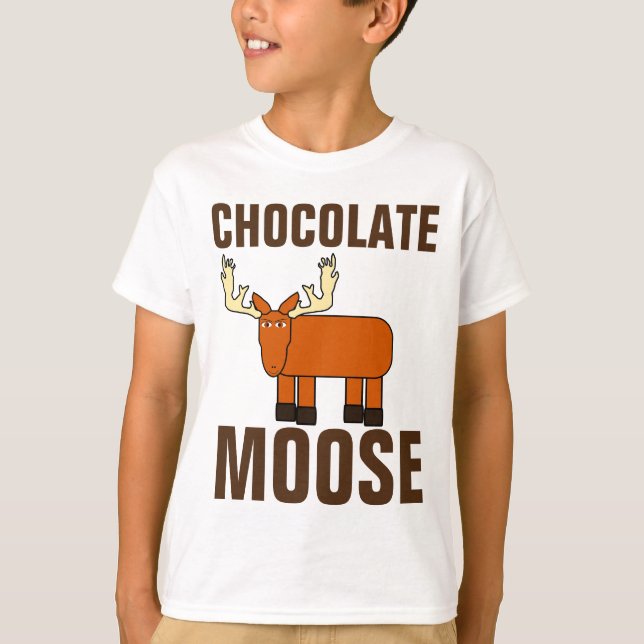 Camiseta CHOCOLATE MOOSE MIÚDA T-Shirts (Frente)
