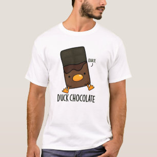 Camiseta Chocolate Pato Funny Dark Chocolate Pun