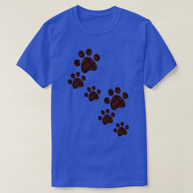 Camiseta Chocolate paw (Frente do Design)