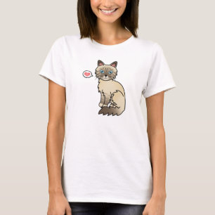 Camiseta Chocolate Point Tabby Birman E Ragdoll Amor.png
