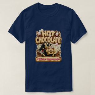 Camiseta Chocolate Quente Aprovado para Inverno Aconchegant