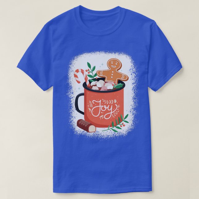 Camiseta Chocolate Quente Cacau Natal Feriados de inverno (Frente do Design)